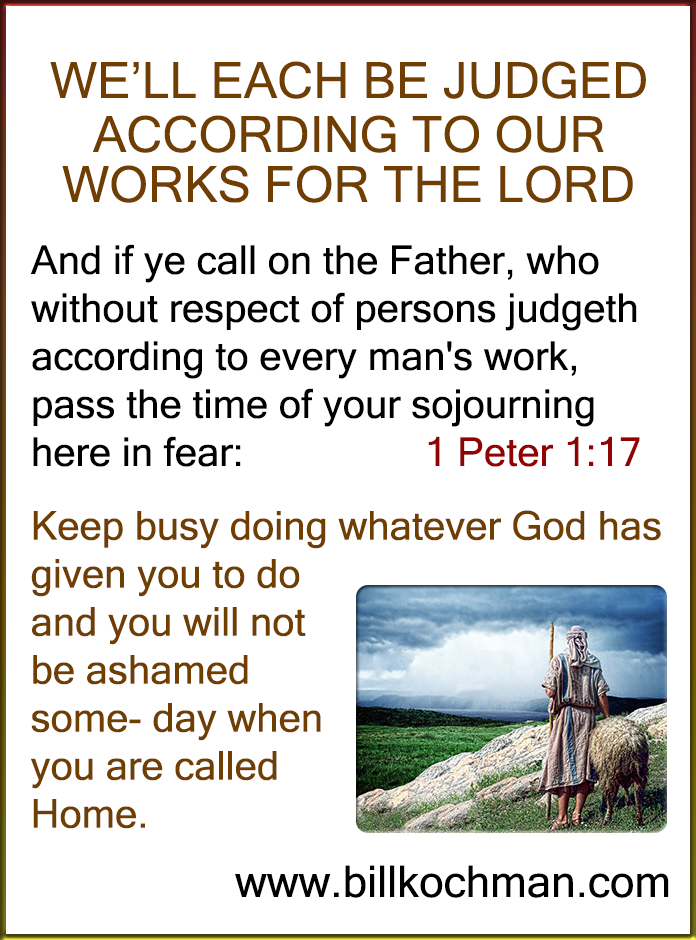 According to Our Works * Give an Account Graphic 03