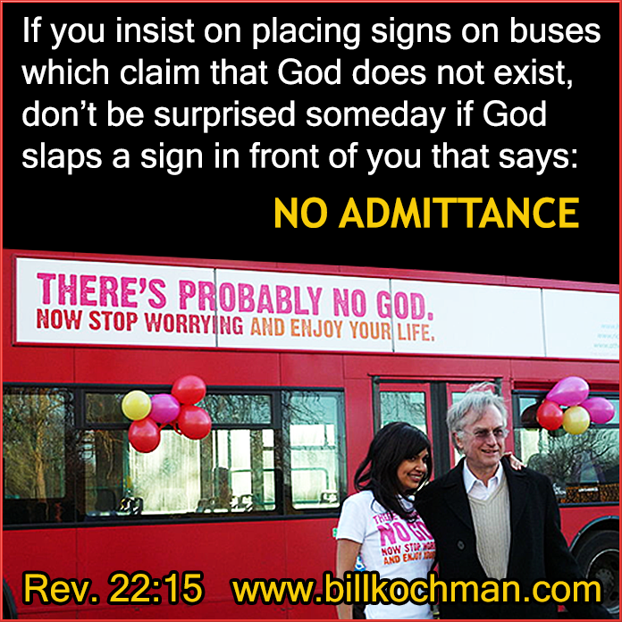 Atheists * Nonbelievers * Unbelievers * Scoffers * Reprobates Graphic 09