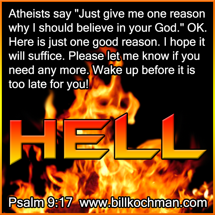Atheists * Nonbelievers * Unbelievers * Scoffers * Reprobates Graphic 13