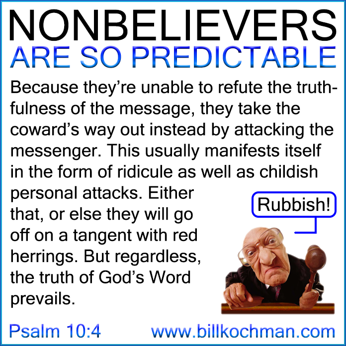 Atheists * Nonbelievers * Unbelievers * Scoffers * Reprobates Graphic 35