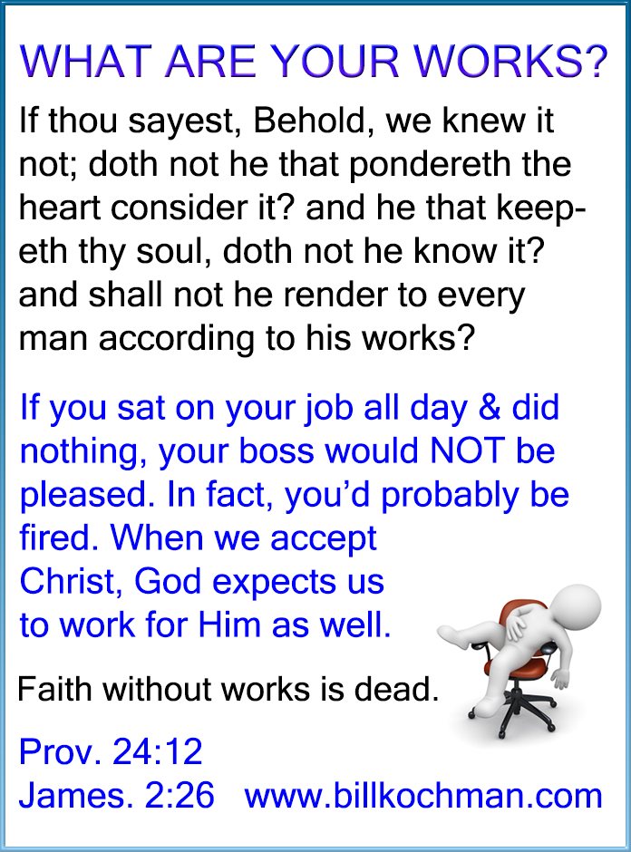 According to Our Works * Give an Account Graphic 10