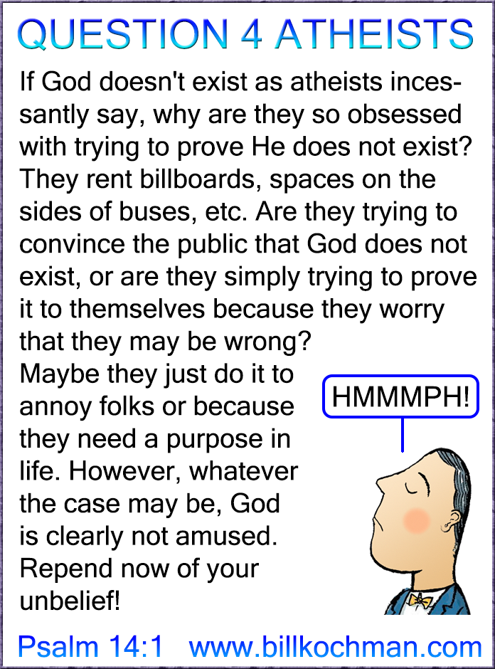 Atheists * Nonbelievers * Unbelievers * Scoffers * Reprobates Graphic 23