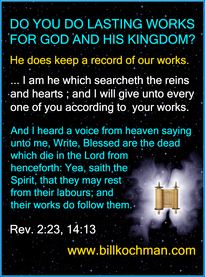 According to Our Works * Give an Account Graphic 14