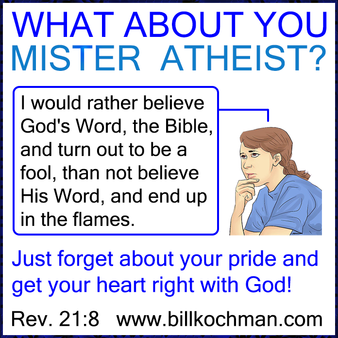 Atheists * Nonbelievers * Unbelievers * Scoffers * Reprobates Graphic 33