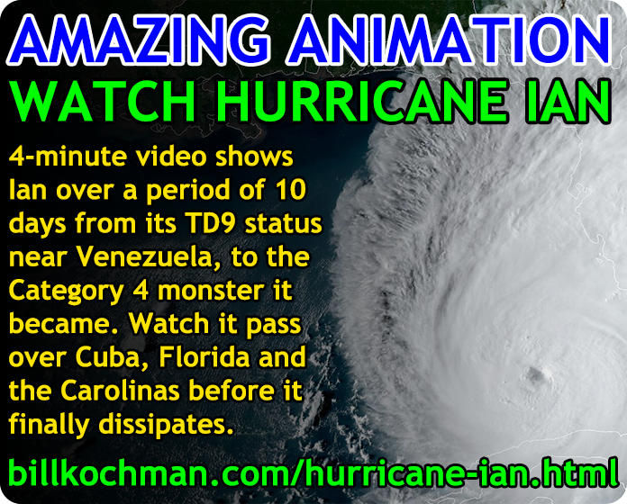 Amazing Animation: Watch Hurricane Ian in This 4-Minute Video | Bill's  Bible Basics Blog