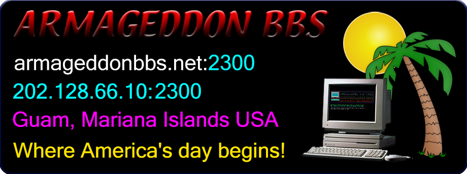 Attention Old School BBSers: Armageddon BBS is Back!